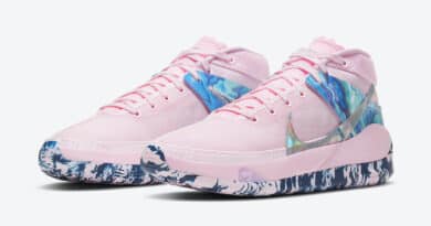 Dámské růžové tenisky Nike KD 13 Pink Foam/Light Arctic Pink/Blue Void DC0011-600 nízké basketbalové boty a obuv Nike