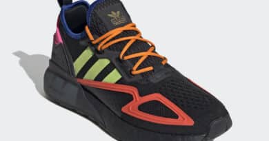 Pánské černé tenisky a boty adidas ZX 2K Boost Core Black/Solar Slime-Semi Solar Red FY4005 běžecké botasky a obuv adidas