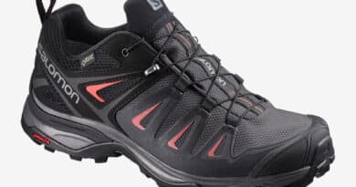 Dámské černé tenisky Salomon X Ultra 3 GTX W Magnet/Black/Mineral Red 398685 kotníkové turistické boty a obuv Salomon