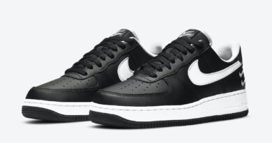 Pánské černé tenisky Nike Air Force 1 Low Core Black/Core White CT2300-001 kožené nízké boty a obuv Nike AF1