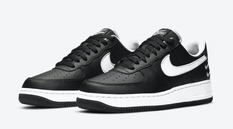 Pánské černé tenisky Nike Air Force 1 Low Core Black/Core White CT2300-001 kožené nízké boty a obuv Nike AF1