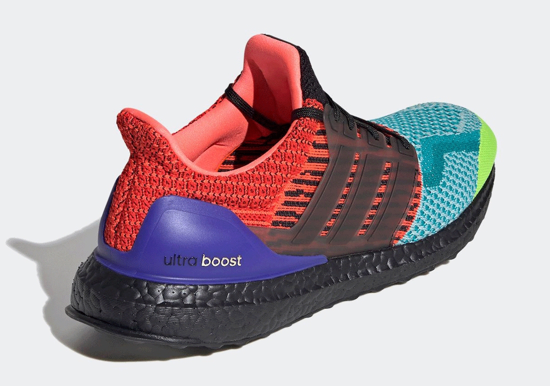 Pánské barevné tenisky a botasky adidas Ultra Boost DNA Solar Slime/Core Black-Night Flash EG5923 nízké běžecké boty a obuv Adidas