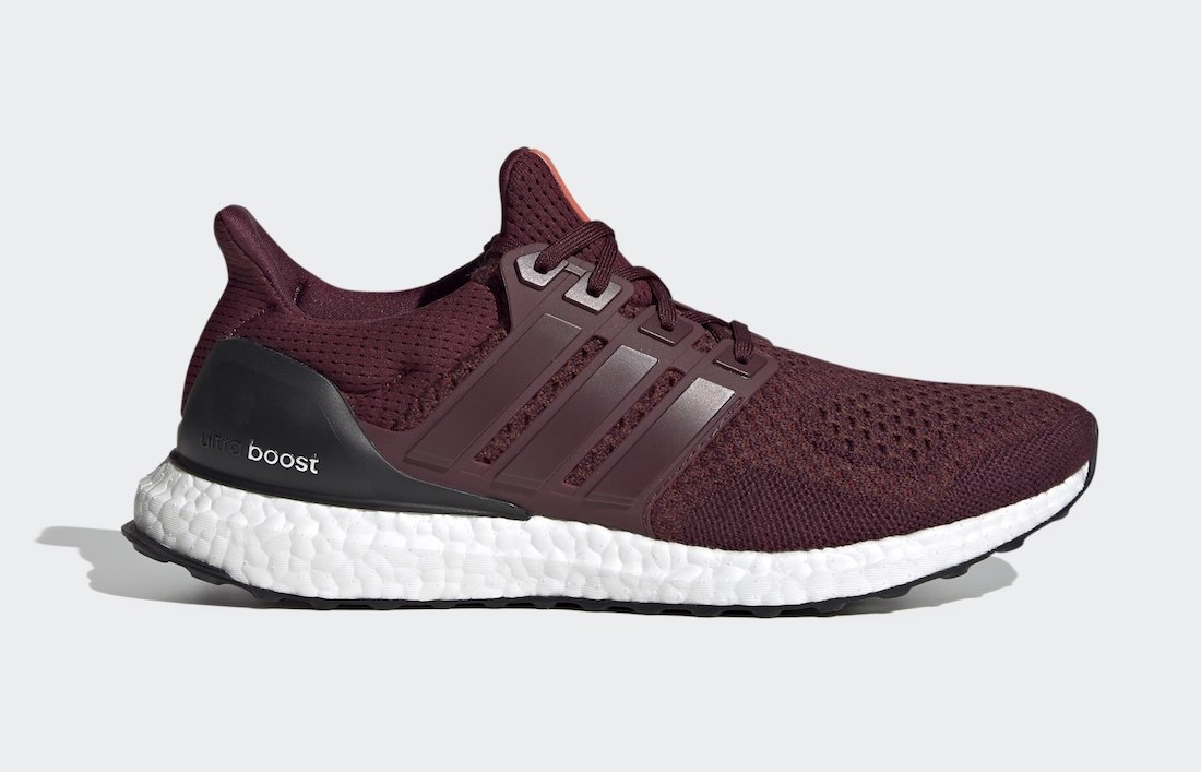 Pánské vínové tenisky a botasky adidas Ultra Boost 1.0 Maroon/Maroon-Black AF5836 nízké běžecké boty a obuv Adidas