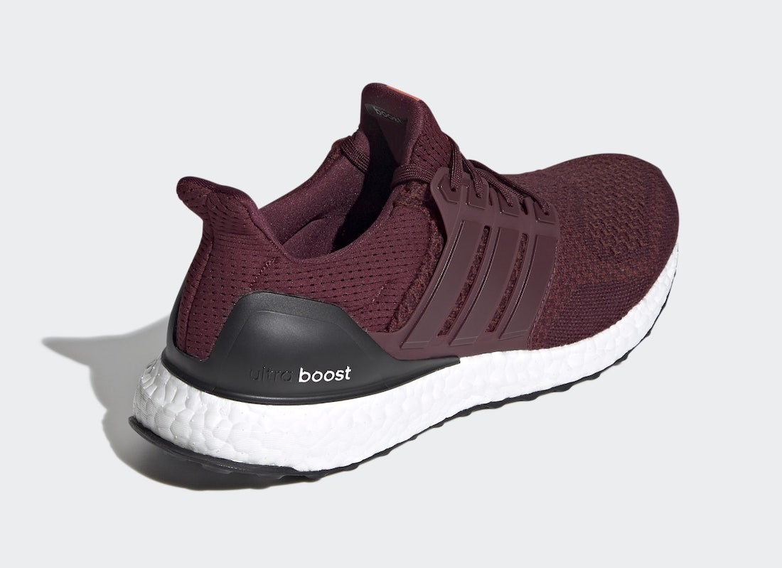 Pánské vínové tenisky a botasky adidas Ultra Boost 1.0 Maroon/Maroon-Black AF5836 nízké běžecké boty a obuv Adidas