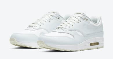 Pánské bílé tenisky a botasky Nike Air Max 1 White/Asparagus DH5493-100 nízké sportovní boty a obuv Nike