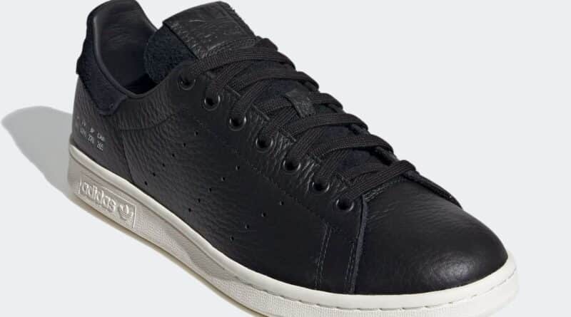 Pánské černé tenisky a boty adidas Stan Smith Core Black/Off White FY0070 kožené nízké botasky a obuv adidas