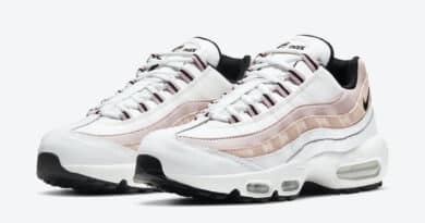 Pánské bílé tenisky a boty Nike Air Max 95 Summit White/Black-Champagne CV8828-100 sportovní nízké botasky a obuv Nike