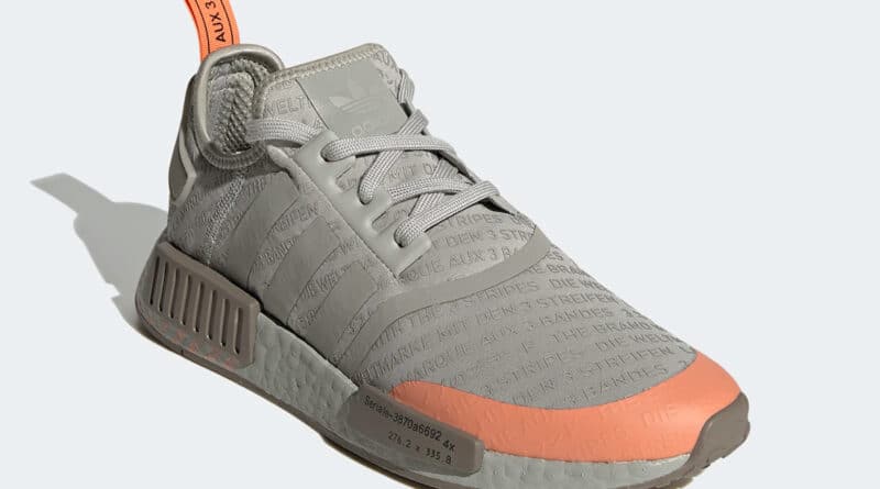 Pánské šedé tenisky a boty adidas NMD R1 Metal Grey/Metal Grey-Simple Brown FV1728 nízké sportovní botasky a obuv adidas