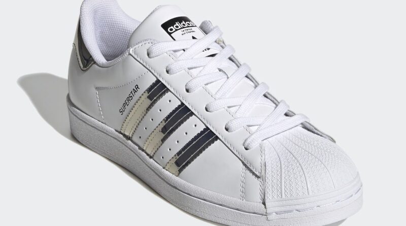 Pánské bílé tenisky a boty adidas Superstar Cloud White/Silver Metallic-Core Black FW3915 kožené nízké botasky a obuv adidas