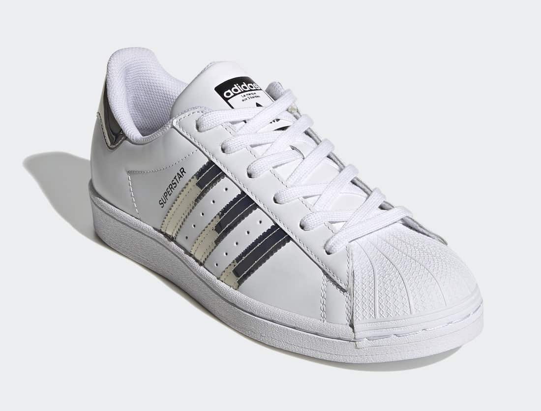 adidas superstar w metallic silver