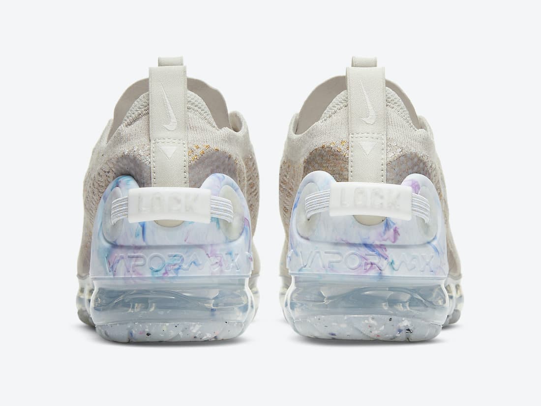 Dámské krémové tenisky a boty Nike Air VaporMax 2020 WMNS Oatmeal/White-Light Bone-Hydrogen Blue CT1933-100 běžecké botasky a obuv Nike