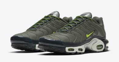 Pánské zelené tenisky a boty 3M x Nike Air Max Plus Twilight Marsh/Anthracite-Summit White-Volt DB4609-300 nízké sportovní botasky a obuv Nike