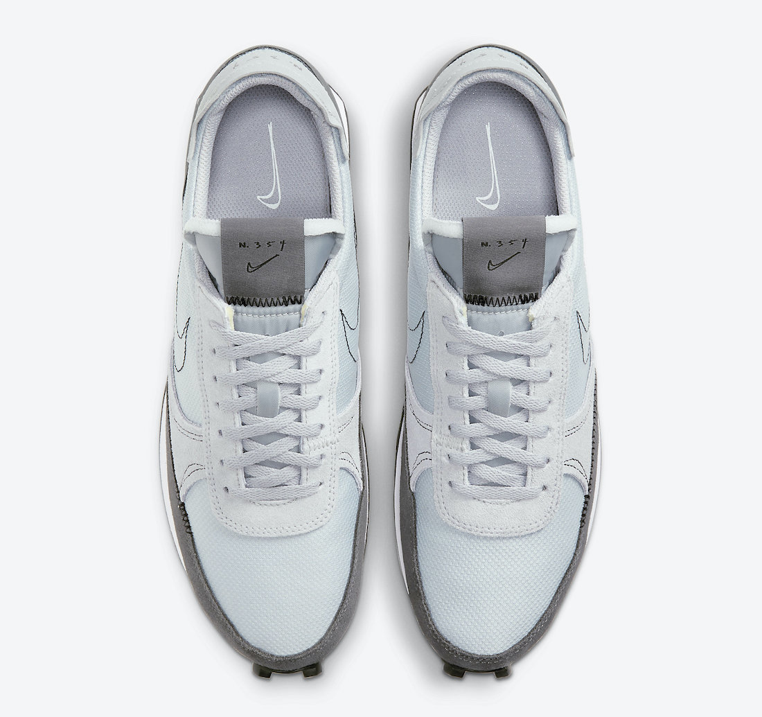Pánské šedé modré tenisky a boty Nike Daybreak Type Wolf Grey/Black-Iron Grey-White CT2556-001 nízké retro botasky a obuv Nike