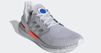Pánské šedé tenisky a botasky NASA x adidas Ultra Boost 2020 Dash Grey/Silver Metallic-Halo Silver FX7957 běžecké boty a obuv Adidas
