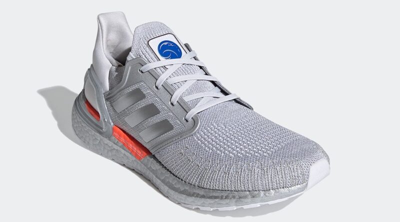 Pánské šedé tenisky a botasky NASA x adidas Ultra Boost 2020 Dash Grey/Silver Metallic-Halo Silver FX7957 běžecké boty a obuv Adidas