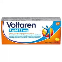 VOLTAREN Rapid 25mg 20 měkkých tobolek