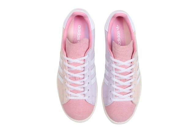 Dámské světle růžové tenisky adidas Campus Pink Tint/Cloud White/Purple Tint FY3548