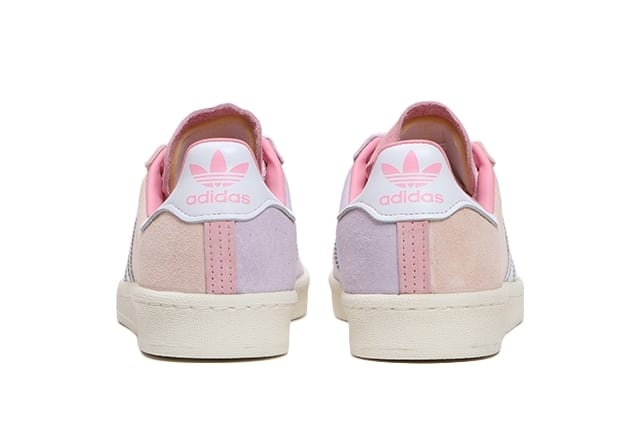 Dámské světle růžové tenisky adidas Campus Pink Tint/Cloud White/Purple Tint FY3548