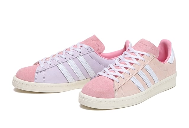 Dámské světle růžové tenisky adidas Campus Pink Tint/Cloud White/Purple Tint FY3548