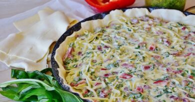 Zdravý a jednoduchý recept na špenátový quiche bez kůrky