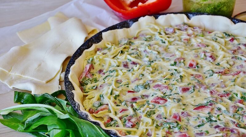 Zdravý a jednoduchý recept na špenátový quiche bez kůrky